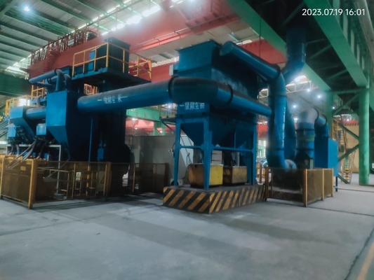 PMW3850 Dubbel-positie omloopdeur Draadstaaf Shot Blasting Machine voor het verwijderen van roest