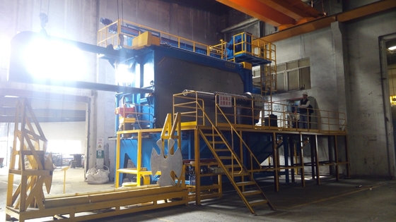 PMW3850 Dubbel-positie omloopdeur Draadstaaf Shot Blasting Machine voor het verwijderen van roest
