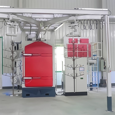 Hoog schoonmaakmachine voor het opblazen van overhoofdelijke hangers met haak voor maatmaat en opties