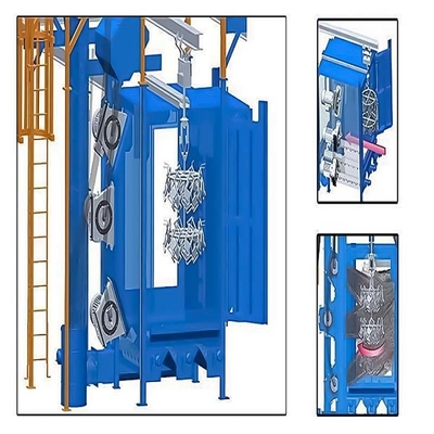 Q37-serie Hook Type Shot Blast Reiniging Equipment van voor het reinigen van metalen oppervlakken