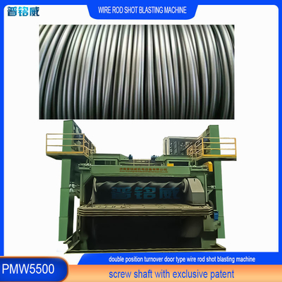 12.5*5.5*6.4m Wire Rod Coil Shot Blasting Machine met een jaar naverkoopservice