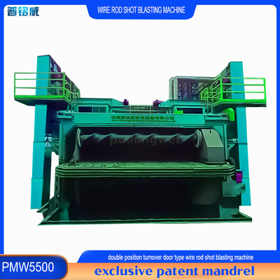 PMW5500 Wire Rod Coil Shot Blasting Machine voor volledig vervangend pickelen