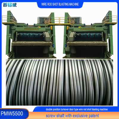 PMW5500 Wire Rod Coil Shot Blasting Machine voor volledig vervangend pickelen
