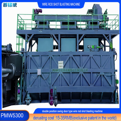 Hoog zuiverheids PMW5300 Perfecte verouderingsbestand draadstaaf spoel Shot Blasting Machine
