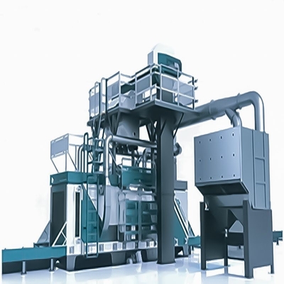 Kleine Spinner Hanger Shot Blasting Machine met twee Blast Wheels Automatisering gemakkelijker gemaakt