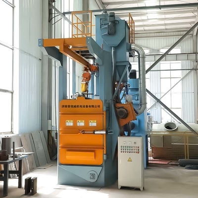 Elektrische blauwe schoonmaakspinner hanger schot blaasmachine met haakken aanpassing
