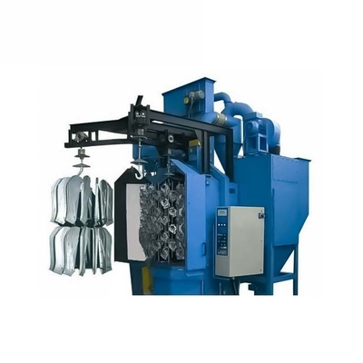 Y Track Spinner Hanger Shot Blasting Machine voor het schoonmaken van hardware Opties op maat
