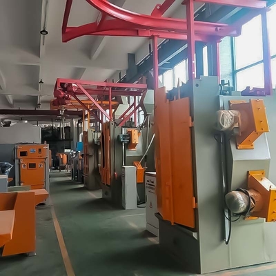 Overhead type Spinner Hanger Shot Blasting Machine met aangepaste haakjes en blastwielen