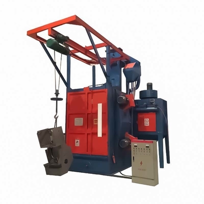 Overhead type Spinner Hanger Shot Blasting Machine met aangepaste haakjes en blastwielen
