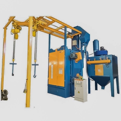 Pumingwei Overhead Rail Spinner Hanger Shot Blasting Machine voor automatische verwerking