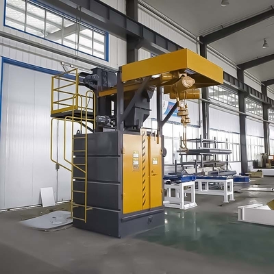 Spinner Hanger Type Shot Blasting Machine voor LPG-cilinder aanpassing en automatische