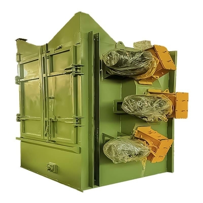 Internationale standaard spinner hanger hook shot blasting machine met meerdere monorails