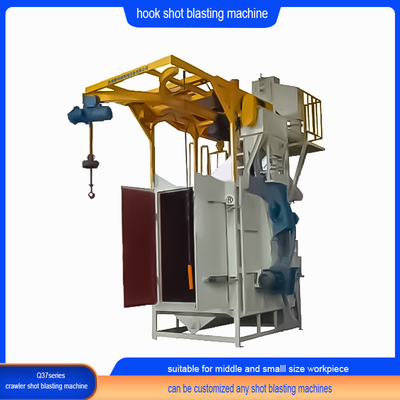 Aanpassing Hook Overhead Rail Type Shot Blasting Cleaning Machine voor roestverwijdering