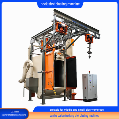 Crawler Abrator Max. hangerbelasting 2268 kg Spinnerhangerhaaktype straalmachine