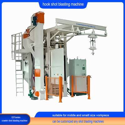 Op maat gemaakte verschillende modellen Haak type Shot Blasting Cleaning Machine voor T/T betalingsvoorwaarden