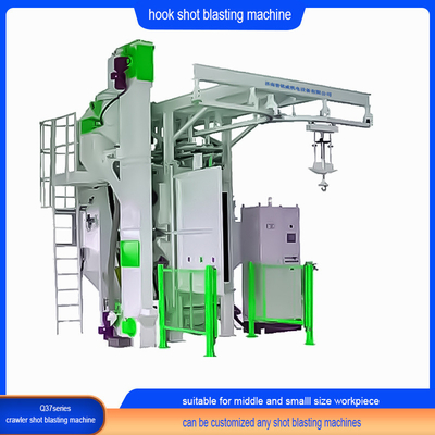 Op maat gemaakte verschillende modellen Haak type Shot Blasting Cleaning Machine voor T/T betalingsvoorwaarden