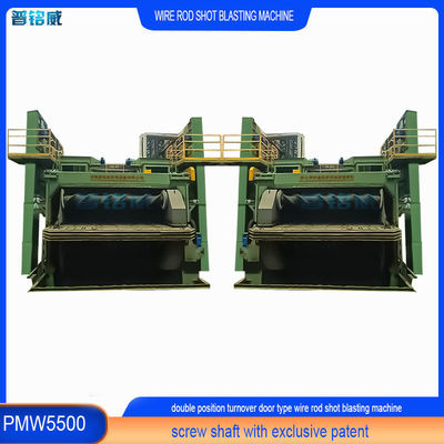 Impellerhead Power 30kw/set Shot Blasting Machine voor de productie van dunne metalen draden