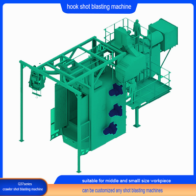 Novel Blast Wheels Q328E Hook Type Shot Blasting Machine met automatische functie