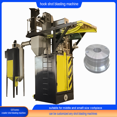 Perfect schoonmaakproces Spinner hanger Shot Blasting Machine met 2500kg capaciteit