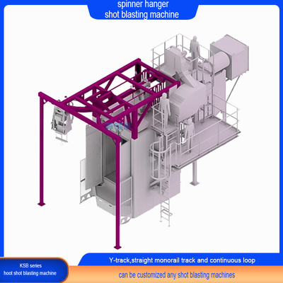 Verscheidene modellen Spinner Hanger Shot Blasting Machine Technische ondersteuning voor de klant