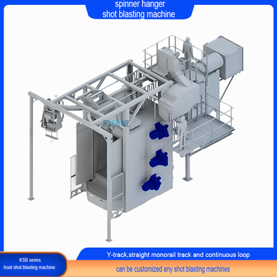 Verbeter uw ontlastingsproces met Spinner Hanger Shot Blasting Machine en Moving Hook