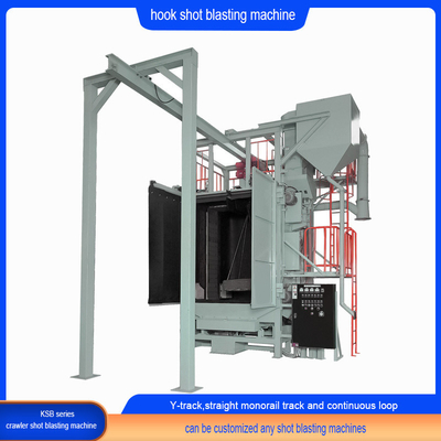 Verbeter uw ontlastingsproces met Spinner Hanger Shot Blasting Machine en Moving Hook
