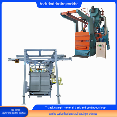 Aanpasbare Spinner Hanger Shot Blasting Machine voor het blazen van resultaten en efficiëntie