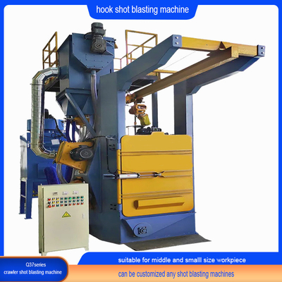 Spinner Hanger Shot Blasting Machine met Y Track en aangepaste Crawler Abrator