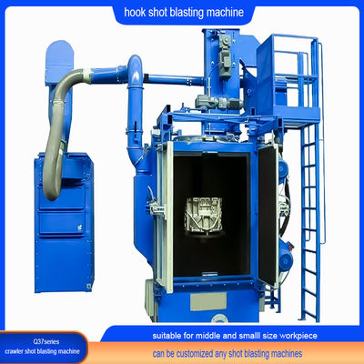 Werkstukreinigingsapparatuur Haaktype schotblaasmachine