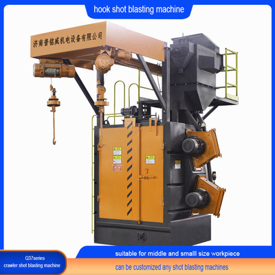 Elektrische crawler abrator dubbel haak type haak schot blaasmachine