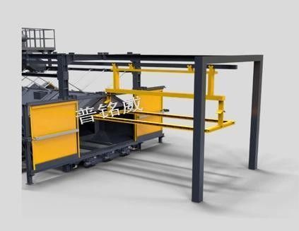 Carbon Steel Q6930g Roll Conveyor Shot Blasting Machine voor staalconstructies Een