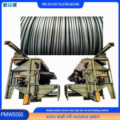 Wire Rod Coil Shot Blasting Machine met een hoge zuiverheid en een toegepast patent mandrel