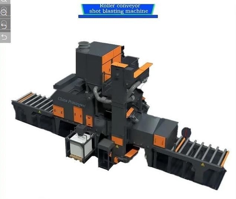 Hoogconvectie voorverwarmingsrolconveyor schotblaasmachine met één en producten