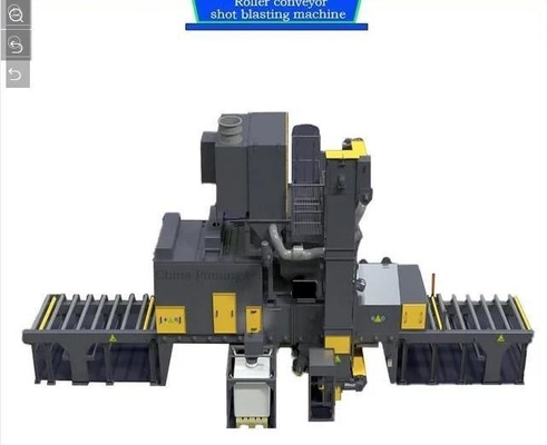 Hoogconvectie voorverwarmingsrolconveyor schotblaasmachine met één en producten