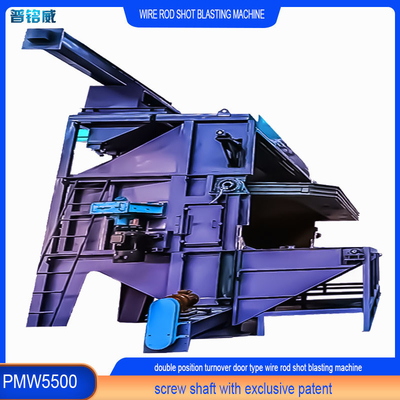 5.5 mm Dunne draad rollen Draadstaaf spoel Shot Blasting Machine met en hoge zuiverheid