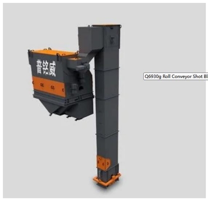 Eén jaar naverkoopservice 2024 Roll Conveyor Shot Blasting Machine voor staalconstructies