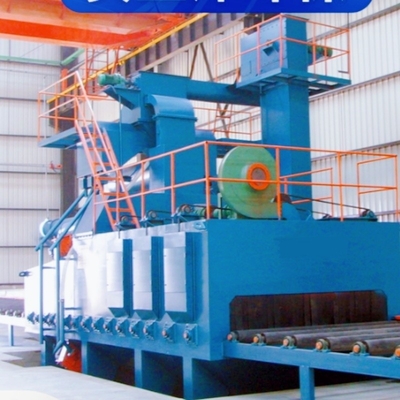 Hoge verwerkingsdoeltreffendheid Roller door middel van Shot Blasting Machine met aanpasbare kleur