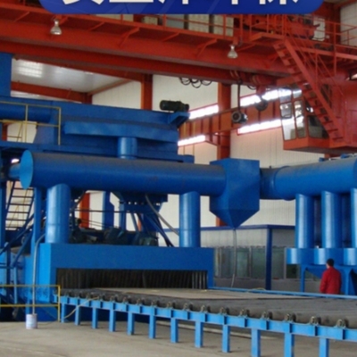 Hoge verwerkingsdoeltreffendheid Roller door middel van Shot Blasting Machine met aanpasbare kleur