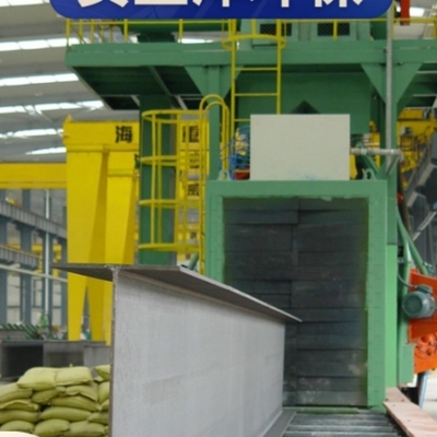 Hoge verwerkingsdoeltreffendheid Roller door middel van Shot Blasting Machine met aanpasbare kleur