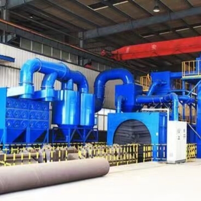 Aanpasbare maximale grootte elektrische rol door middel van het type staalplaat Shot Blasting Unit