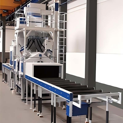 5000 kubieke meter per uur stofverzamelaar rolconveyor type schotblaasmachine