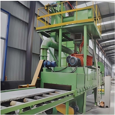 Q69-serie Roller Type Pass Through Automatic Shot Blasting Machine met aangepast ontwerp