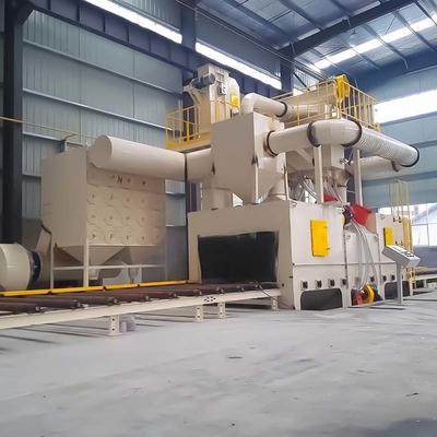 Q69-serie Roller Type Pass Through Automatic Shot Blasting Machine met aangepast ontwerp