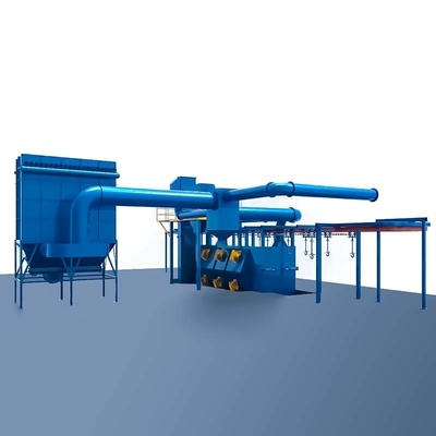 Op maat gemaakte Q69 door middel van type rollend vervoerband Shot Blasting Machine voor roestverwijdering