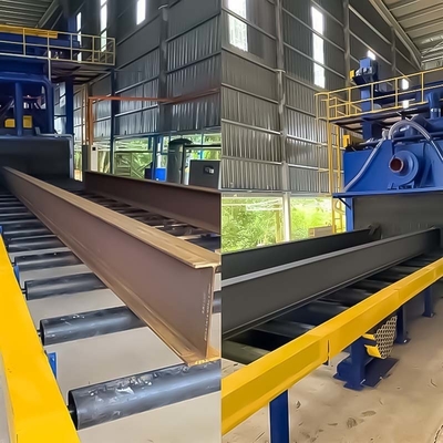 Aanpassing Roller Pass Through Shot Blasting Machine voor oppervlakte voorbehandeling lijn