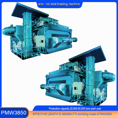 High Cleanness Corrosion Proof Rod Coil Wire Shot Blasting Machine voor lagerstaal