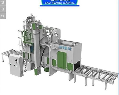 Elektrische brandstof meervoudige modellen rollenconveyor Shot Blasting Cleaning Machine 2024