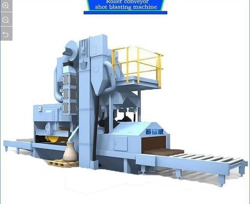 Elektrische brandstof meervoudige modellen rollenconveyor Shot Blasting Cleaning Machine 2024