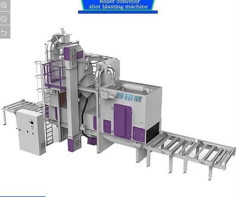 Elektrische brandstof meervoudige modellen rollenconveyor Shot Blasting Cleaning Machine 2024