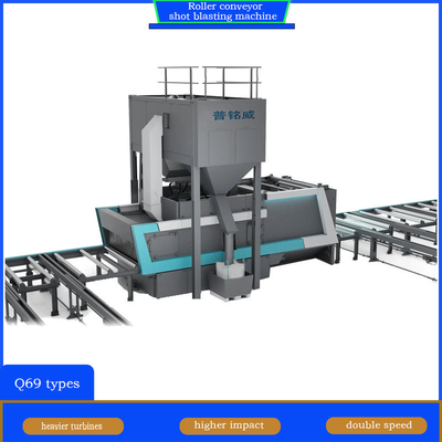 Voorbehandeling van de lijn Rolconveyor Shot Blasting Machine met Crawler Abrator